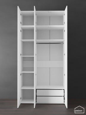 Шкаф с антресолью Linnea MHR-3POA-2 2450х1200х510 (Белый-М 11.1.2) в Сысерти - sysert.ok-mebel.com | фото 6