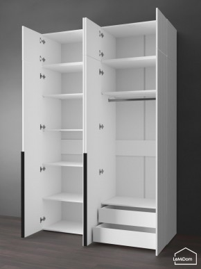 Шкаф с антресолью Linnea MHR-4A-2 2450х1600х510 (Белый-М 11.1.1) в Сысерти - sysert.ok-mebel.com | фото 6