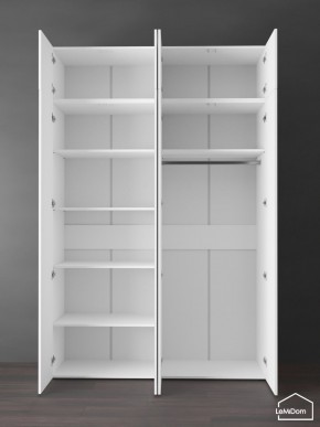 Шкаф с антресолью Linnea MHR-4POA-1 2450х1600х510 (Белый-М 11.1.2) в Сысерти - sysert.ok-mebel.com | фото 4