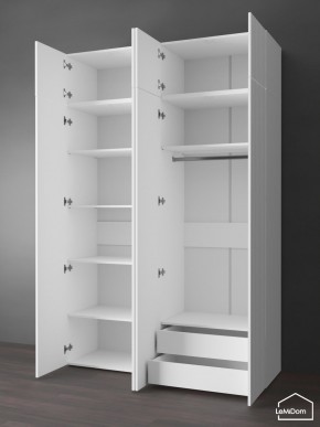Шкаф с антресолью Linnea MHR-4POA-2 2450х1600х510 (Белый-М 11.1.2) в Сысерти - sysert.ok-mebel.com | фото 6