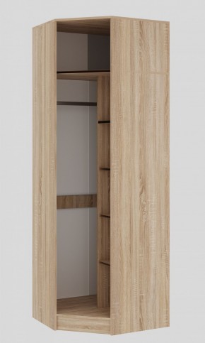 БЕАТРИС Шкаф Угловой (Дуб Сонома/Белый глянец) в Сысерти - sysert.ok-mebel.com | фото 2