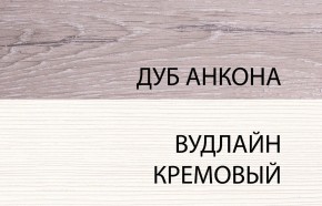 Шкаф угловой с полками 97х97, OLIVIA, цвет вудлайн крем/дуб анкона в Сысерти - sysert.ok-mebel.com | фото 4