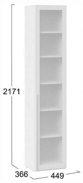 Шкаф-витрина Порто СМ-393.07.213 в Сысерти - sysert.ok-mebel.com | фото 4