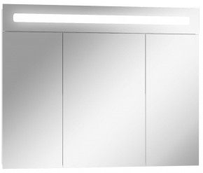 Шкаф-зеркало Аврора 90 с подсветкой LED Домино (DV8011HZ) в Сысерти - sysert.ok-mebel.com | фото 1