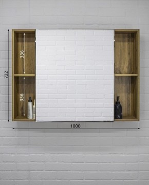 Шкаф-зеркало Craft 100 левый/правый Домино (DCr2206HZ) в Сысерти - sysert.ok-mebel.com | фото 6