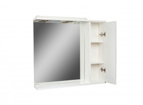 Шкаф-зеркало Cube 75 Эл. Правый Домино (DC5009HZ) в Сысерти - sysert.ok-mebel.com | фото 2