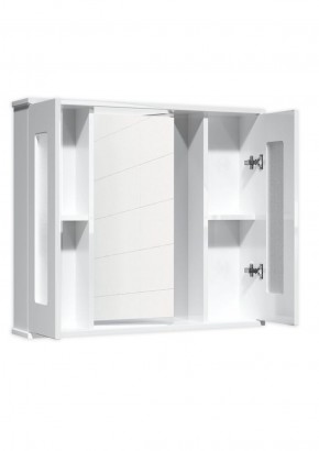 Шкаф-зеркало Кристалл 80 АЙСБЕРГ (DA1804HZ) в Сысерти - sysert.ok-mebel.com | фото 2