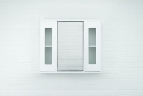 Шкаф-зеркало Кристалл 80 АЙСБЕРГ (DA1804HZ) в Сысерти - sysert.ok-mebel.com | фото 4