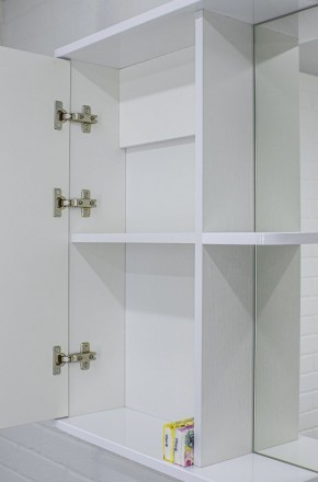 Шкаф-зеркало Норма 2-60 левый АЙСБЕРГ (DA1611HZ) в Сысерти - sysert.ok-mebel.com | фото 7