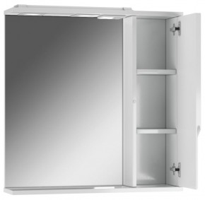 Шкаф-зеркало Optima 65 Эл. правый глянец Домино (DO1907HZ) в Сысерти - sysert.ok-mebel.com | фото 2