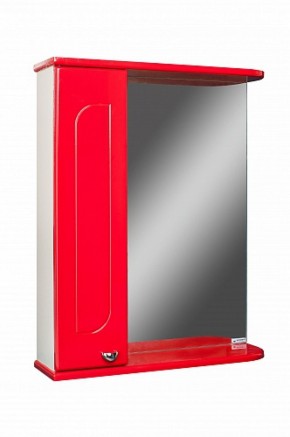Шкаф-зеркало Радуга Красный 50 левый АЙСБЕРГ (DA1122HZR) в Сысерти - sysert.ok-mebel.com | фото
