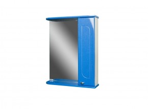 Шкаф-зеркало Радуга Синий металлик 50 ПРАВЫЙ АЙСБЕРГ (DA1128HZR) в Сысерти - sysert.ok-mebel.com | фото