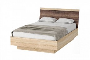 СОНАТА КРС-1400 Кровать с ПМ (дуб сонома/дуб сакраменто) в Сысерти - sysert.ok-mebel.com | фото