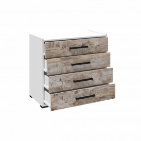 Спальня Соната Комод (Белый/Дуб юкон) в Сысерти - sysert.ok-mebel.com | фото 2