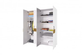 Спальный гарнитур Милана (Белый/Сосна Гранд) в Сысерти - sysert.ok-mebel.com | фото 11
