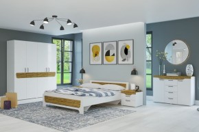 Спальный гарнитур Милана (Белый/Сосна Гранд) в Сысерти - sysert.ok-mebel.com | фото 2