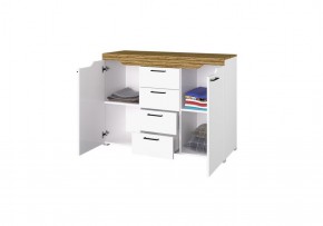 Спальный гарнитур Милана (Белый/Сосна Гранд) в Сысерти - sysert.ok-mebel.com | фото 9