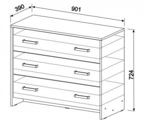 Спальный гарнитур МСП-1 (Ясень Анкор светлый) 1400 в Сысерти - sysert.ok-mebel.com | фото 13