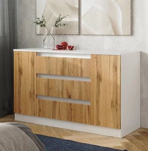 Спальный гарнитур Парус (Белый/Вотан) 1400 (Вариант-1) в Сысерти - sysert.ok-mebel.com | фото 14