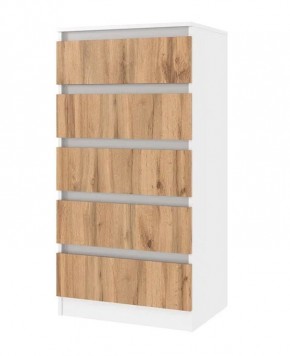 Спальный гарнитур Парус (Белый/Вотан) 1400 (Вариант-2) в Сысерти - sysert.ok-mebel.com | фото 5