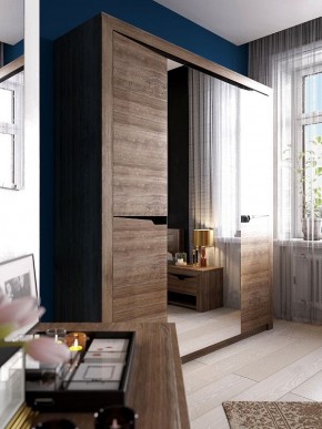 Спальный гарнитур  Соренто (Дуб стирлинг) в Сысерти - sysert.ok-mebel.com | фото 2