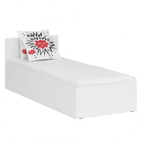 Стандарт Кровать 0800, цвет белый, ШхГхВ 83,5х203,5х70 см., сп.м. 800х2000 мм., без матраса, основание есть в Сысерти - sysert.ok-mebel.com | фото