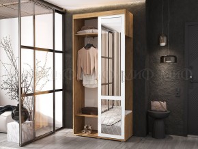 СТЕЛЛА-1 Прихожая (ЛДСП) дуб крафт/белый в Сысерти - sysert.ok-mebel.com | фото 3