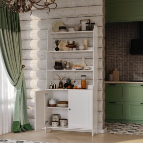 Стеллаж 20 Вествик, массив сосны, цвет белый в Сысерти - sysert.ok-mebel.com | фото 4