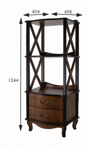 Стеллаж комбинированный Джульетта Л в Сысерти - sysert.ok-mebel.com | фото 4