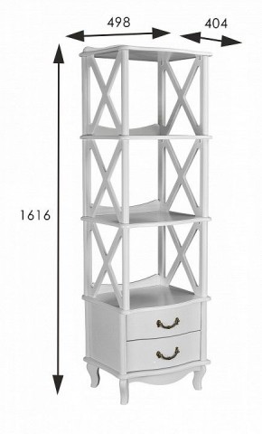 Стеллаж комбинированный Джульетта Л в Сысерти - sysert.ok-mebel.com | фото 4