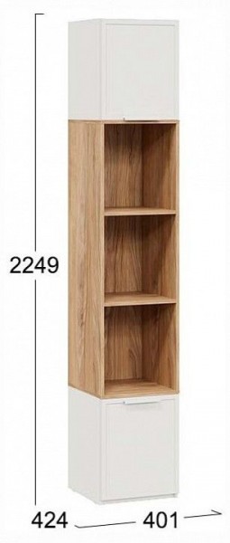 Стеллаж комбинированный Стелла в Сысерти - sysert.ok-mebel.com | фото 4