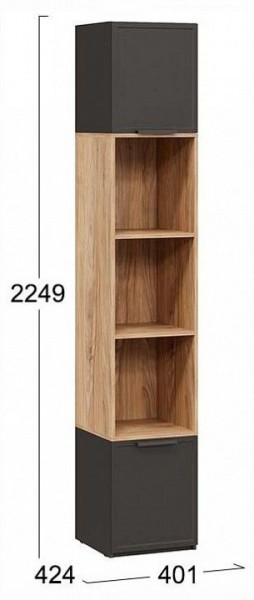 Стеллаж комбинированный Стелла в Сысерти - sysert.ok-mebel.com | фото 4