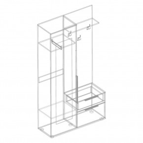 СТИЛ Прихожая (модульная) в Сысерти - sysert.ok-mebel.com | фото 3