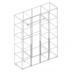 СТИЛ Шкаф 4-ств для одежды в Сысерти - sysert.ok-mebel.com | фото 2