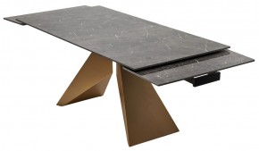 Стол ALES 180 BLACK GRAVE SOLID CERAMIC, керамика / бронзовый, ®DISAUR в Сысерти - sysert.ok-mebel.com | фото 9