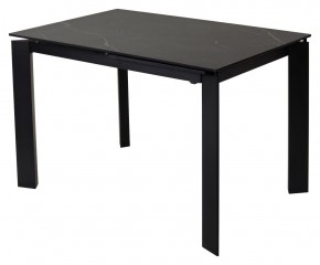 Стол CORNER 120 MATT BLACK MARBLE SOLID CERAMIC / BLACK, ®DISAUR в Сысерти - sysert.ok-mebel.com | фото 1