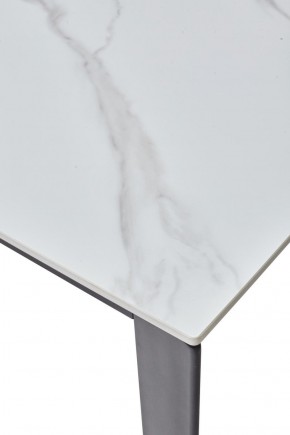 Стол CORNER 120 MATT WHITE MARBLE SOLID CERAMIC / BLACK, ®DISAUR в Сысерти - sysert.ok-mebel.com | фото 8