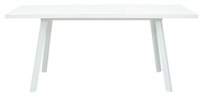 Стол ФИН 120 Белый, стекло/ Белый каркас М-City в Сысерти - sysert.ok-mebel.com | фото 2