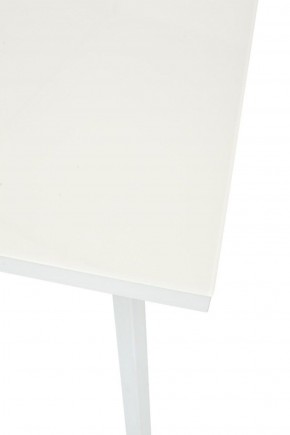 Стол ФИН 120 Латте, стекло/ Белый каркас М-City в Сысерти - sysert.ok-mebel.com | фото 7