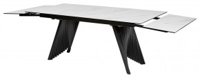 Стол IVAR 180 MARBLES KL-99 Белый мрамор, итальянская керамика/серый, ®DISAUR в Сысерти - sysert.ok-mebel.com | фото 10