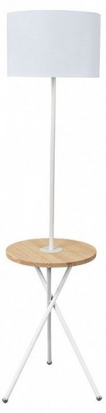 Стол журнальный с торшером Arte Lamp Combo A2070PN-1WH в Сысерти - sysert.ok-mebel.com | фото