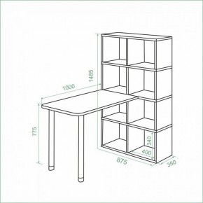 Стол компьютерный Bartolo в Сысерти - sysert.ok-mebel.com | фото 3