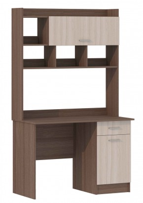 Стол компьютерный ПКС-2 (Шимо тёмный/Шимо светлый) в Сысерти - sysert.ok-mebel.com | фото 2