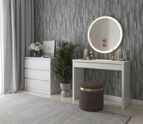 Стол косметический Энкель 100 белый в Сысерти - sysert.ok-mebel.com | фото 4