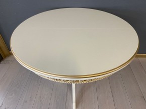 Стол круглый раскладной Верона с молдингом (шпон) в Сысерти - sysert.ok-mebel.com | фото 4