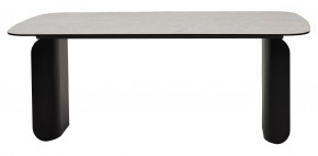 Стол NORD 200 TL-102 Бежевый мрамор, испанская керамика / черный каркас, ®DISAUR в Сысерти - sysert.ok-mebel.com | фото 4