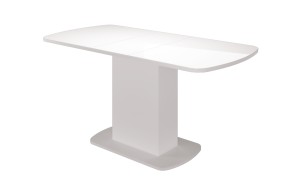 Стол обеденный Соренто 2 раздвижной (Белый) в Сысерти - sysert.ok-mebel.com | фото 1