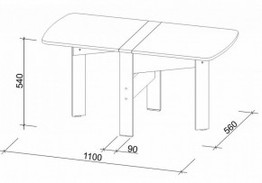 Стол обеденный СтК6 в Сысерти - sysert.ok-mebel.com | фото 3