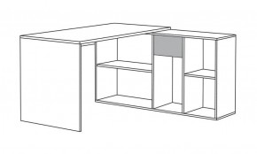 Стол письменный Лайт 03.245 F (белый) в Сысерти - sysert.ok-mebel.com | фото 3