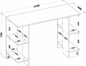 Стол письменный СПМ-28 в Сысерти - sysert.ok-mebel.com | фото 5